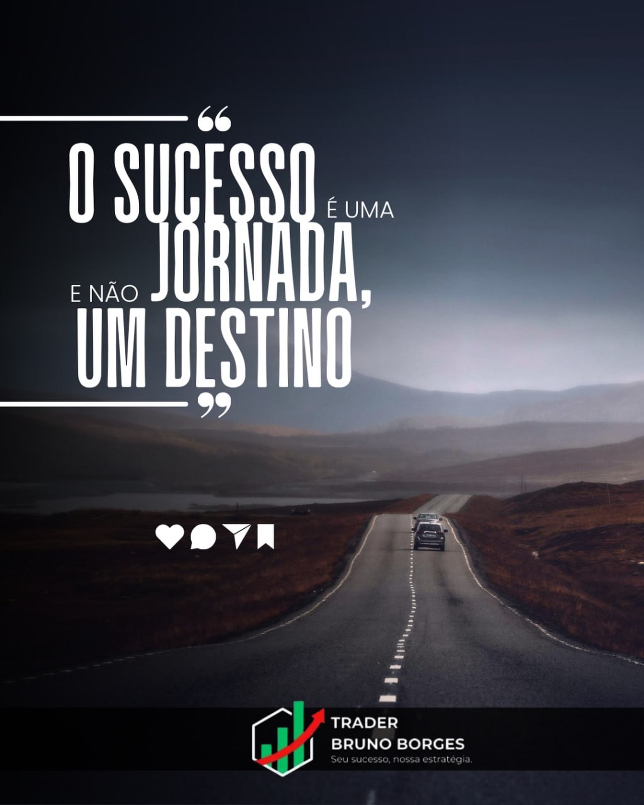 O caminho é o mesmo para cada um. A diferença está em como enfrentamos essa jornada.